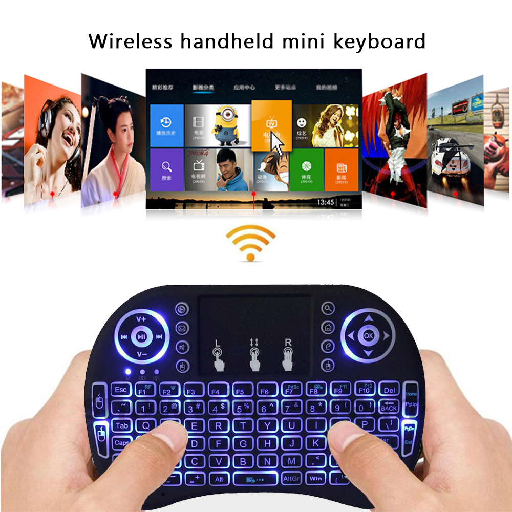 2.4G Air Mouse with Touchpad Keyboard i8 Arabic French Spanish Russian — photo 6