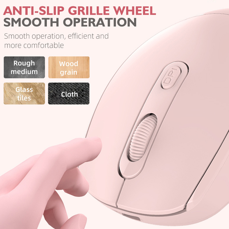 Rechargeable Bluetooth-compatible Wireless Mouse 2.4G Optical Mice wit — photo 2