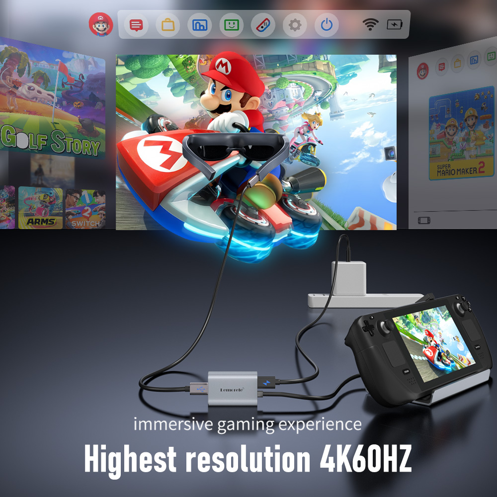 Lemorele HDMI to TYPE-C Adapter 4K 60HZ USB-c Portable Video Adapter F — photo 4