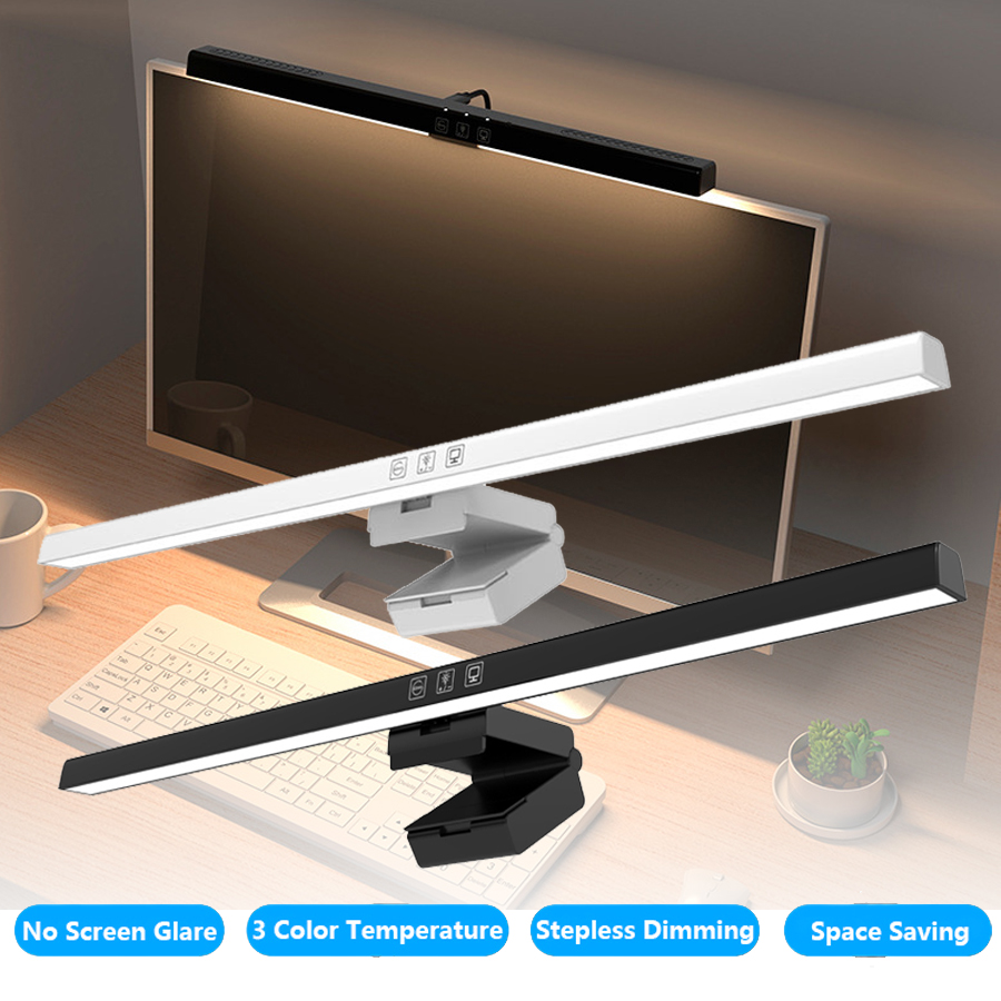 50cm Computer Monitor Light Bar Screen Hanging Lights Stepless Dimming USB Desk Lamp For S