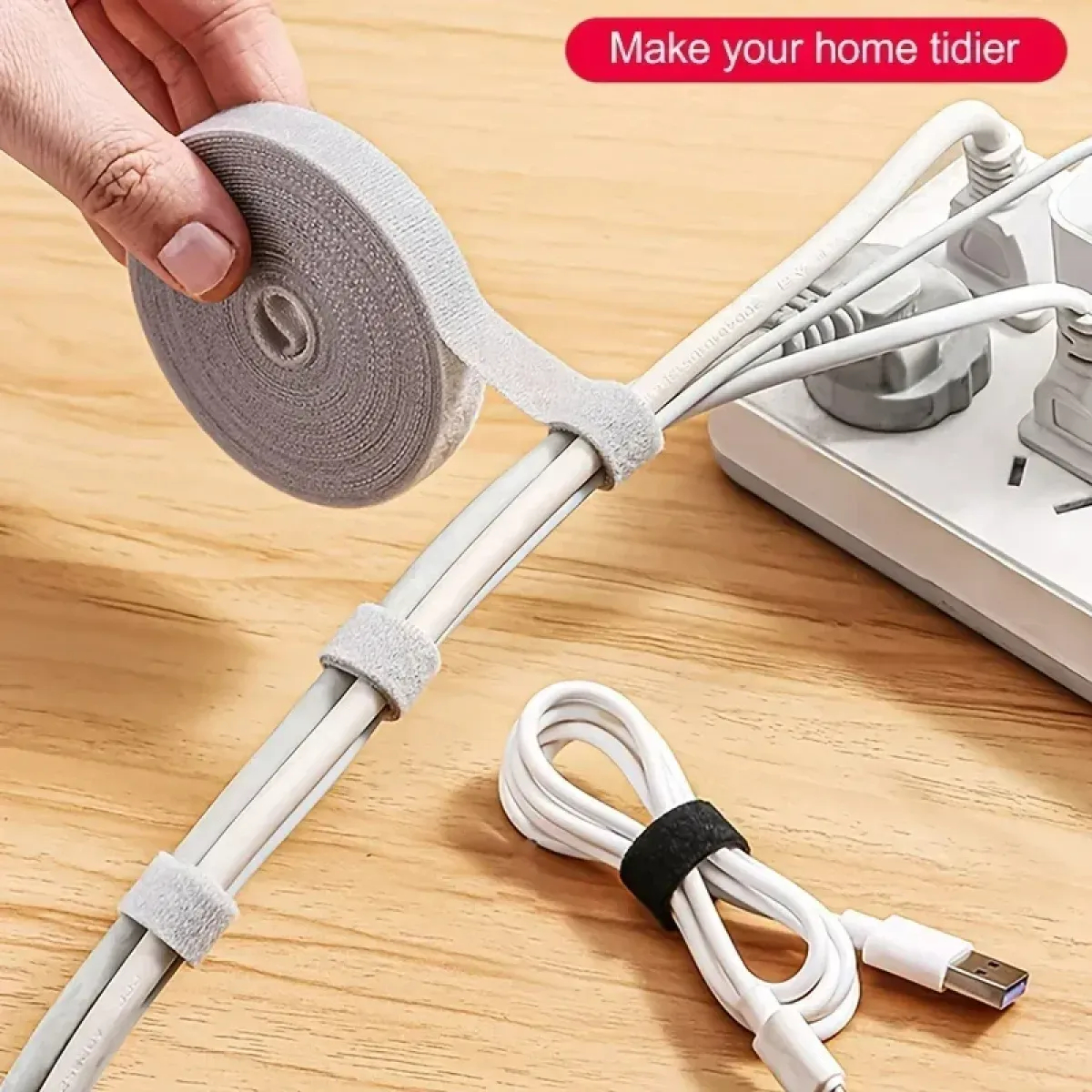 3M Hook and Loop Fastener Cable Organizer Cable Ties Wire Winder Keepe — photo 4
