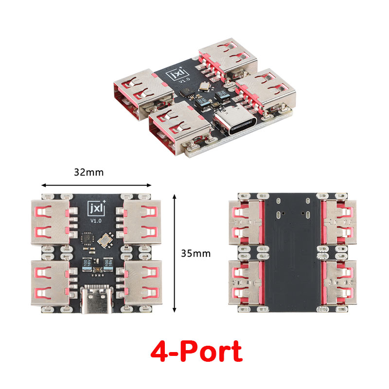 1-10Pc USBHUB USB2.0 7 4-port Controller Expansion Module USB 2.0 to 4 — photo 4