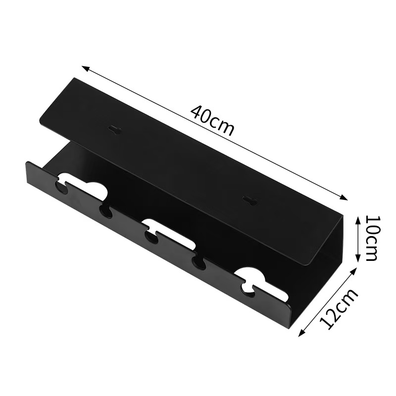 ISRTAO Under Desk Cable Management Cable Tray Under Desk With Clamp Po — photo 2