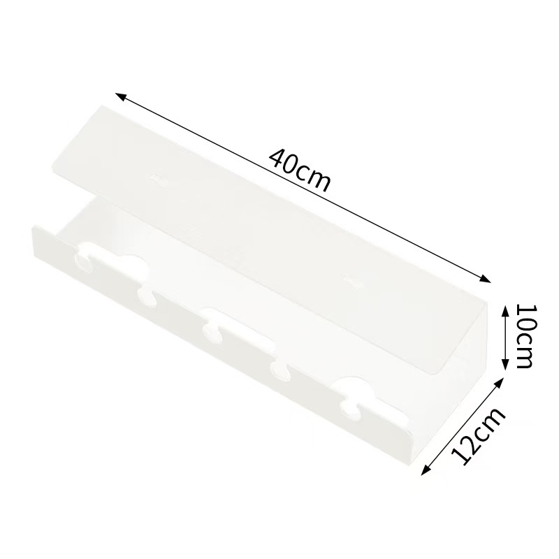 ISRTAO Under Desk Cable Management Cable Tray Under Desk With Clamp Po — photo 3