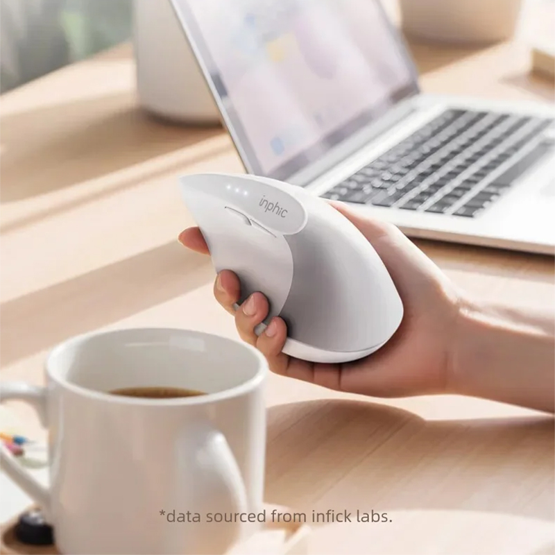 Inphic X9 PRO Vertical Wireless Mouse Type-C Fast Charging Ergonomic S — photo 2