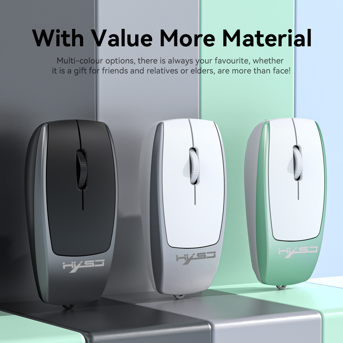 New Arrival HXSJ M109 Mini Wireless Mouse TF Card Reading Function 4D 