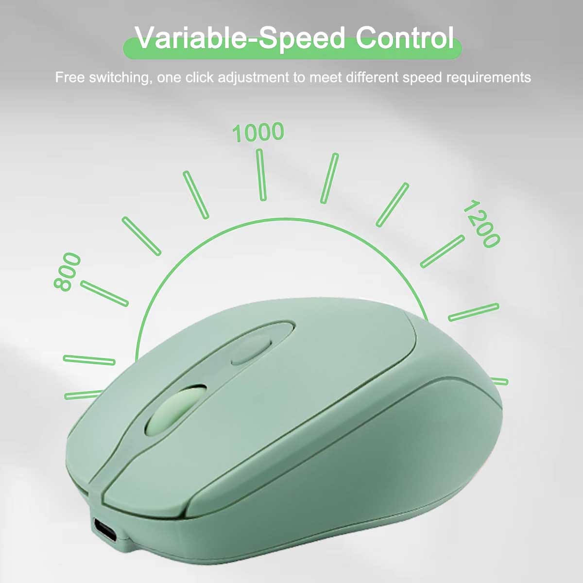 Rechargeable Wireless Gaming Mouse 2.4G Bluetooth-Compatible Wireless  — photo 3