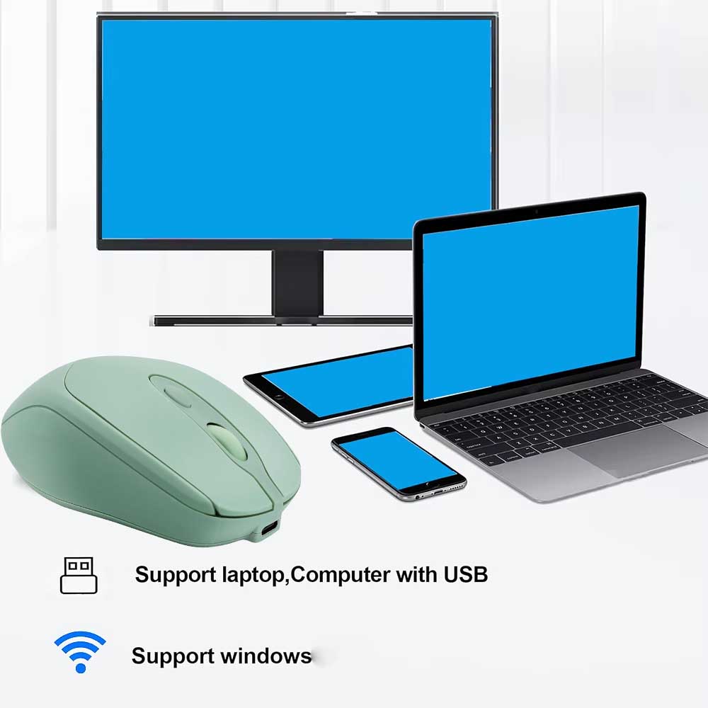 Rechargeable Wireless Gaming Mouse 2.4G Bluetooth-Compatible Wireless  — photo 5