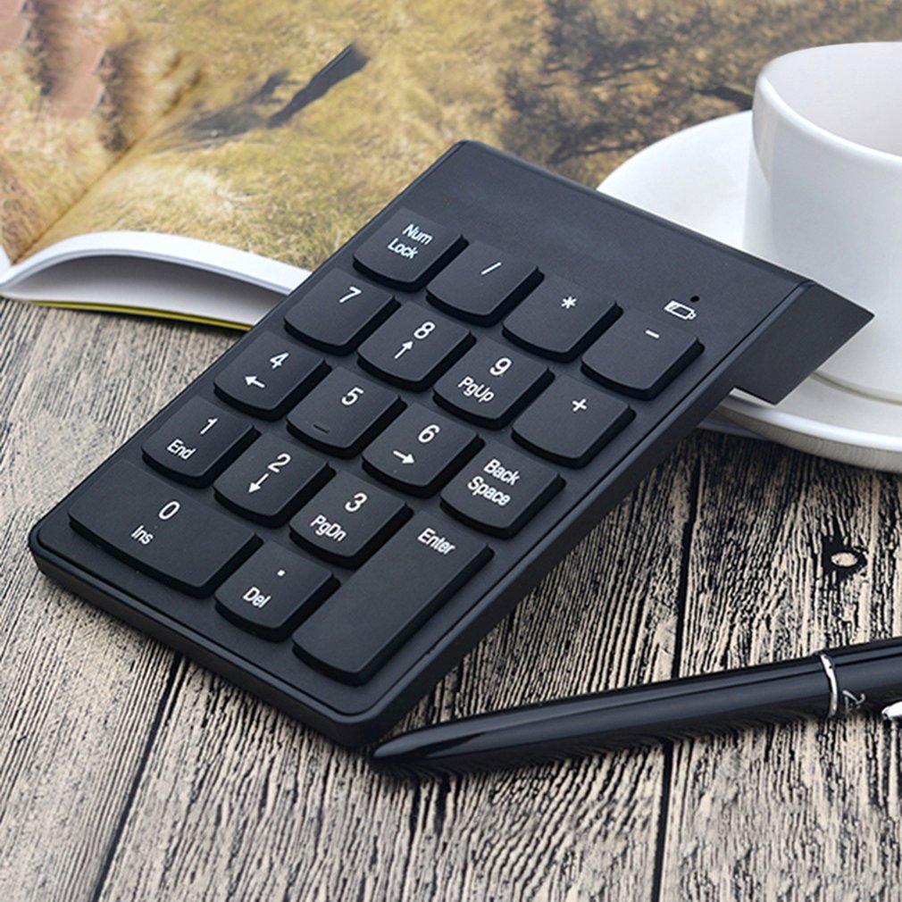 18 Keys 2.4G Wireless Keyboard Mini Digital Number Keypad for Accounti — photo 3