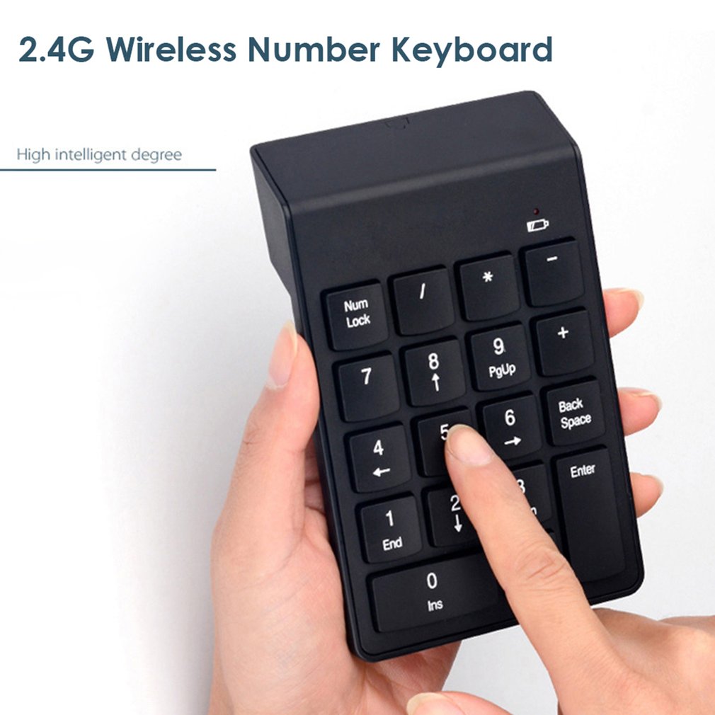 18 Keys 2.4G Wireless Keyboard Mini Digital Number Keypad for Accounti — photo 4