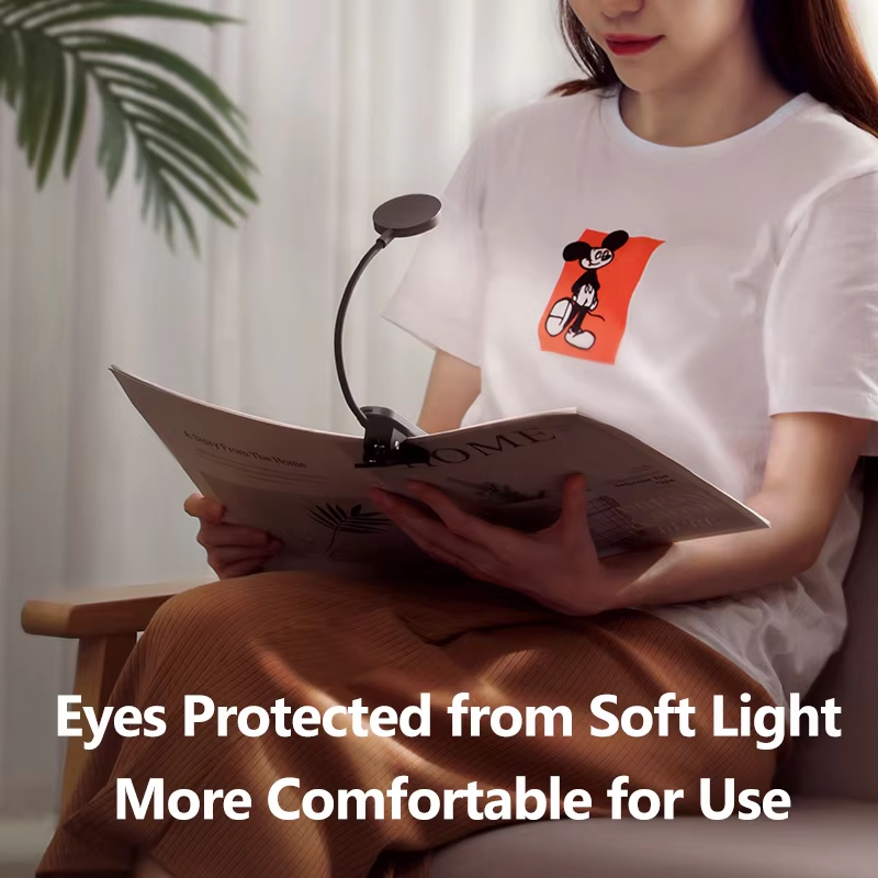 Baseus Portable Desk Lamp LED Mini Clip USB Rechargeable Table Lamp St — photo 3