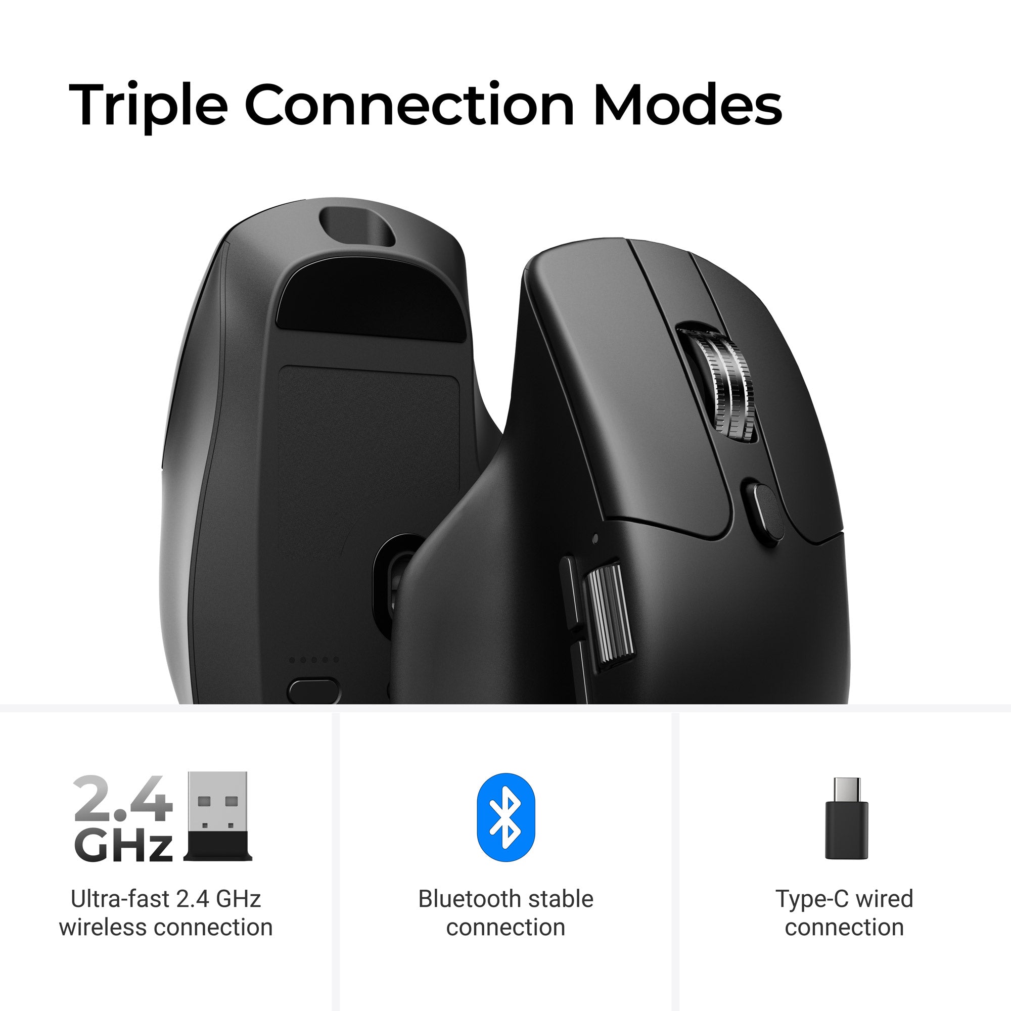 Keychron M6 Wireless Mouse All Silent Micro Switch PixArt 3950 Sensor  — photo 3