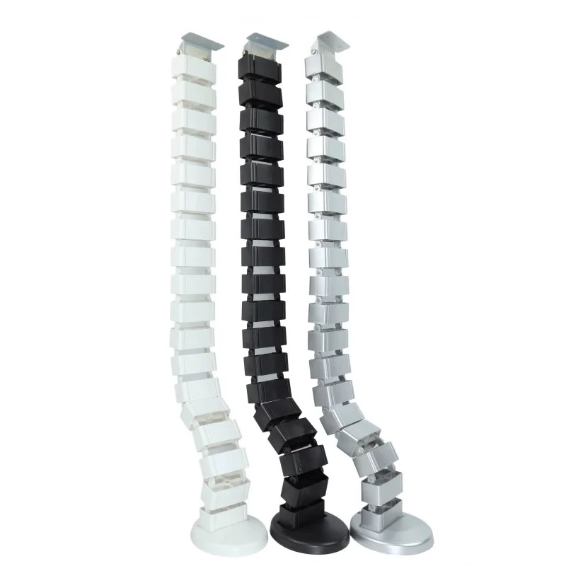 Wire Spine Cable Sleeve Under Desk Cable Tray Wire Management Workstation Snake Wire Organ