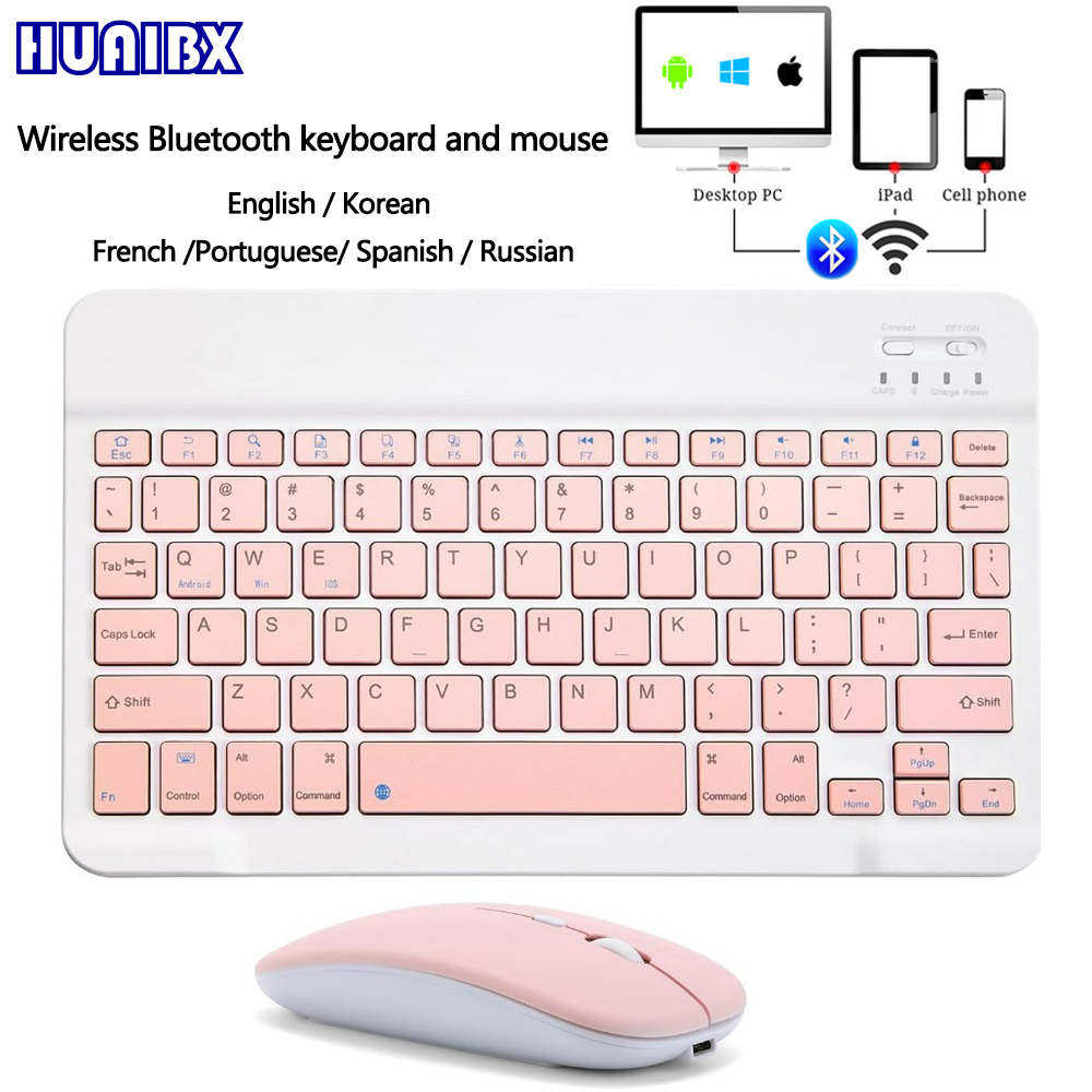 10 lnch Wireless  Bluetooth Mini Keyboard For iPad Phone Tablet Portab