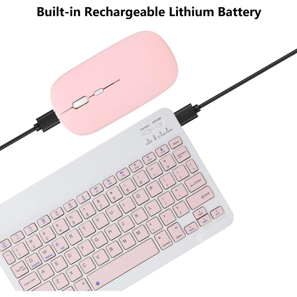 10 lnch Wireless  Bluetooth Mini Keyboard For iPad Phone Tablet Portab — photo 4