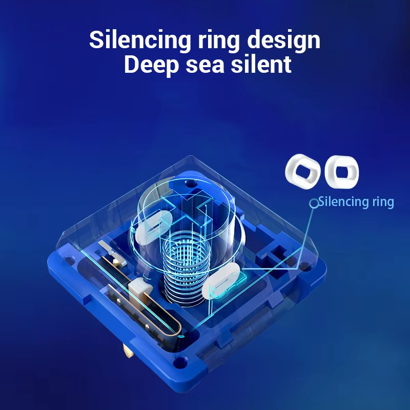 Kailh Deep Sea Silent Mini Hitbox Switch 1353 Islet Low Profile Linear — photo 5
