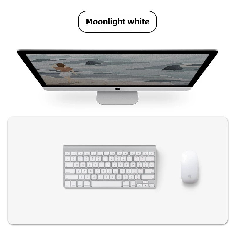 1 Pcs Large Size 600*300mm Office Desk Protector Mat PU Leather Waterp — photo 6