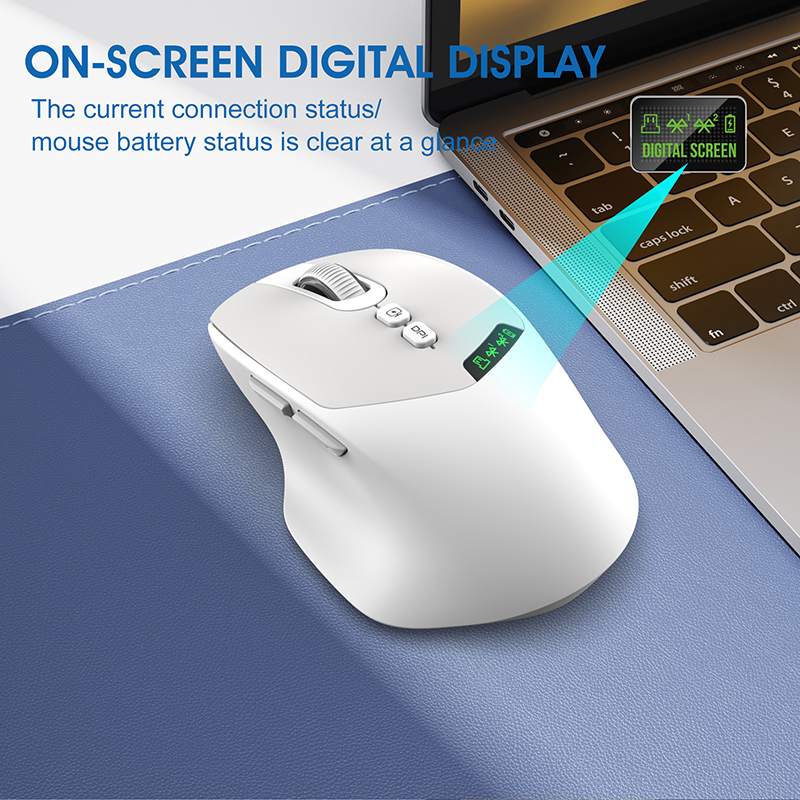 T02 Dual-mode Wireless Silent Mouse with Bluetooth 2.4G, DPI Adjustmen — photo 2
